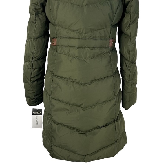 Lauren RALPH LAUREN FAUX FUR LINED HOODED DOWN PUFFER COAT STYLE # 24658 NWT - Picture 9 of 16